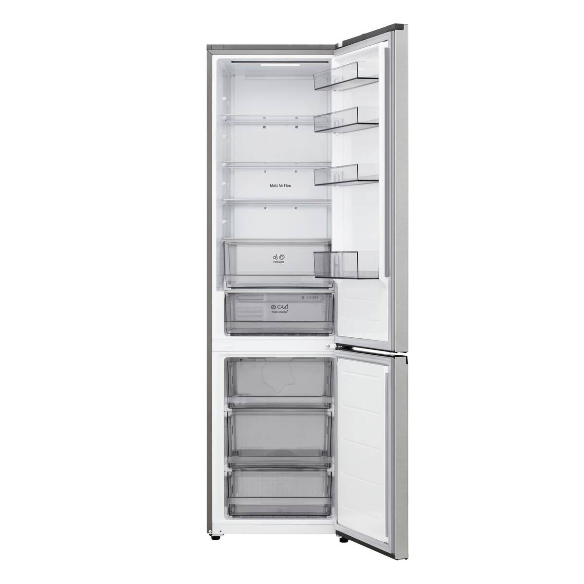 LG Kühl-/Gefrierkombination GBBSJ2CCPY silber B/H/T: ca. 59,7x203x67,4 cm