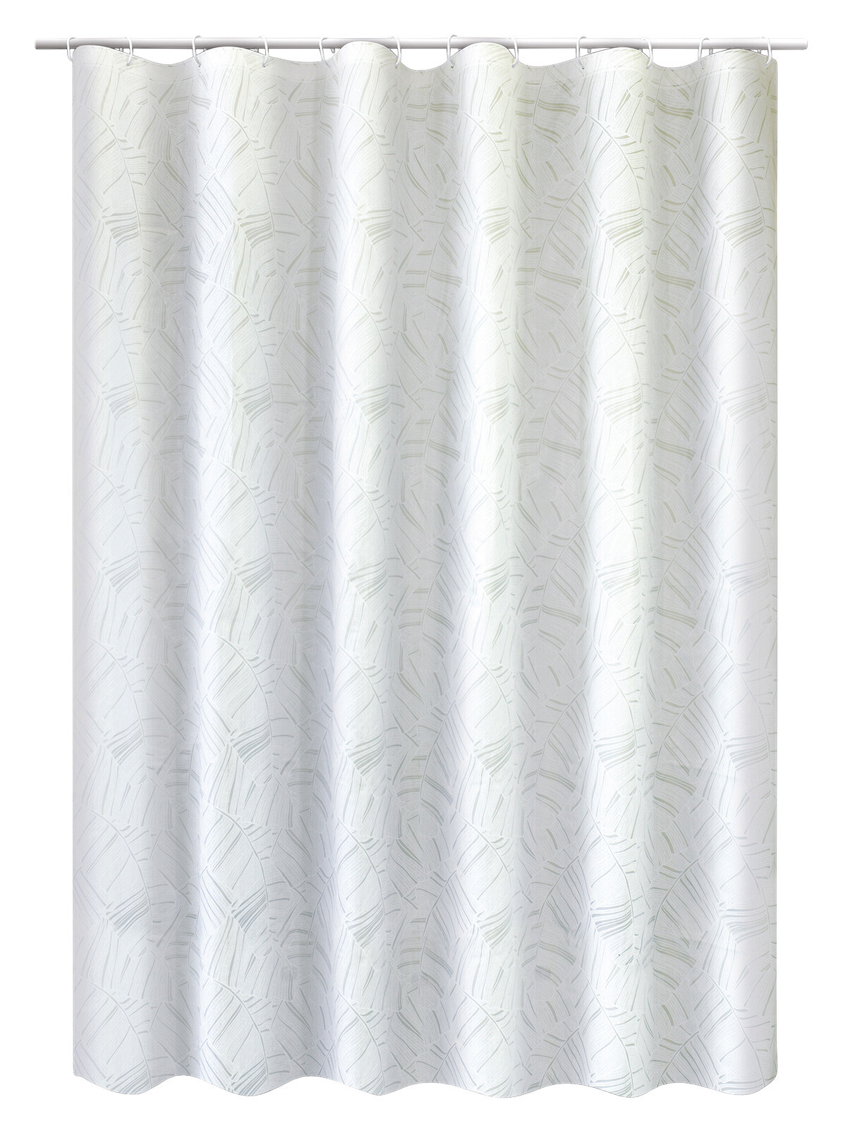 Acus Duschvorhang weiß Kunststoff B/L: ca. 180x200 cm