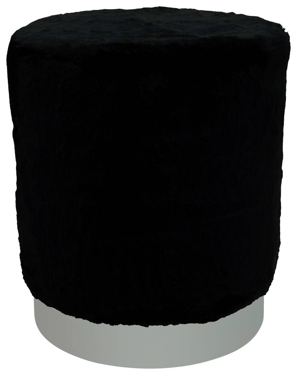 Sitzhocker silber
