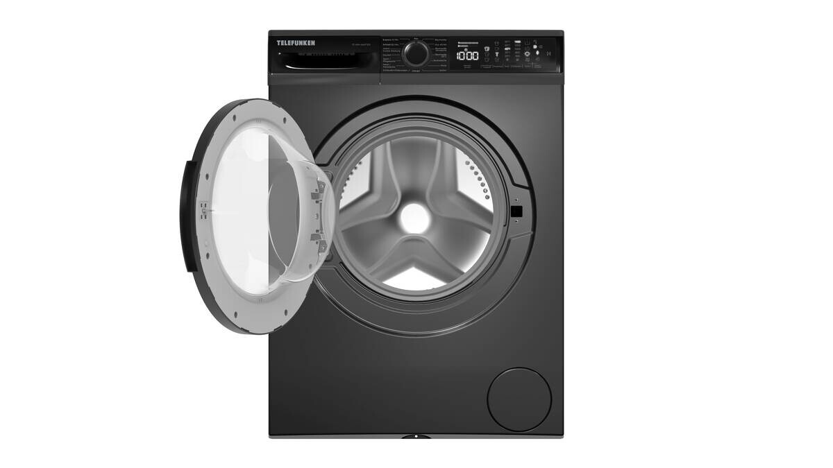 TELEFUNKEN Waschmaschine TF-WM-2641T3DI EEK: A Spektrum: A bis G 10kg dark Inox B/H/T: ca. 60x85x60 cm