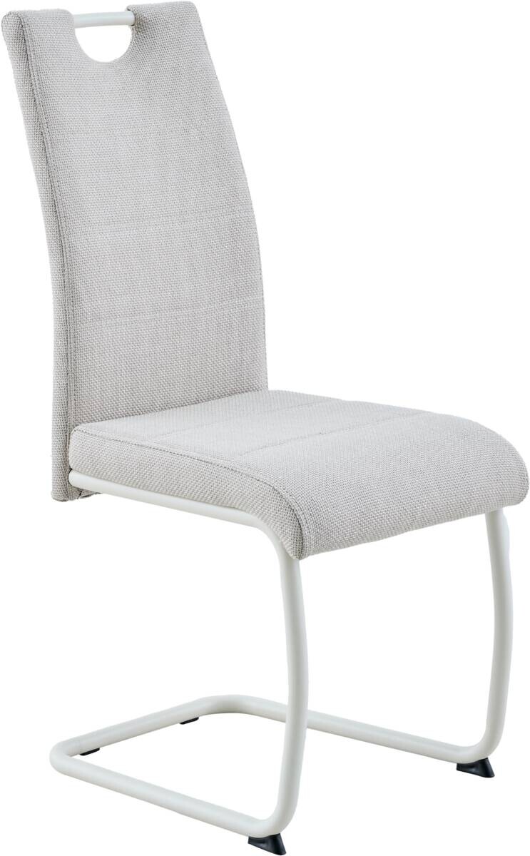 Schwingstuhl Florenz beige Webstoff B/H/T: ca. 43x99x60 cm