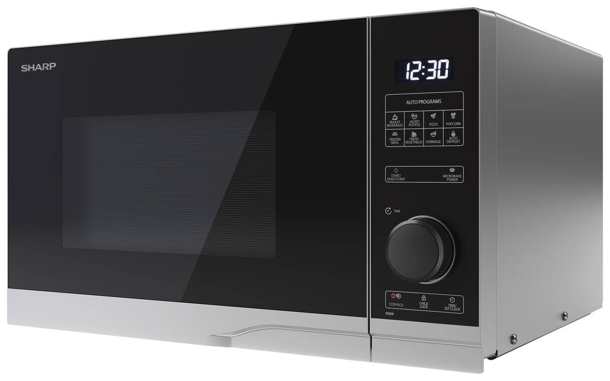 Sharp Mikrowelle YC-PS254AE-S silber Glas B/H/T: ca. 48,3x28,1x40,3 cm