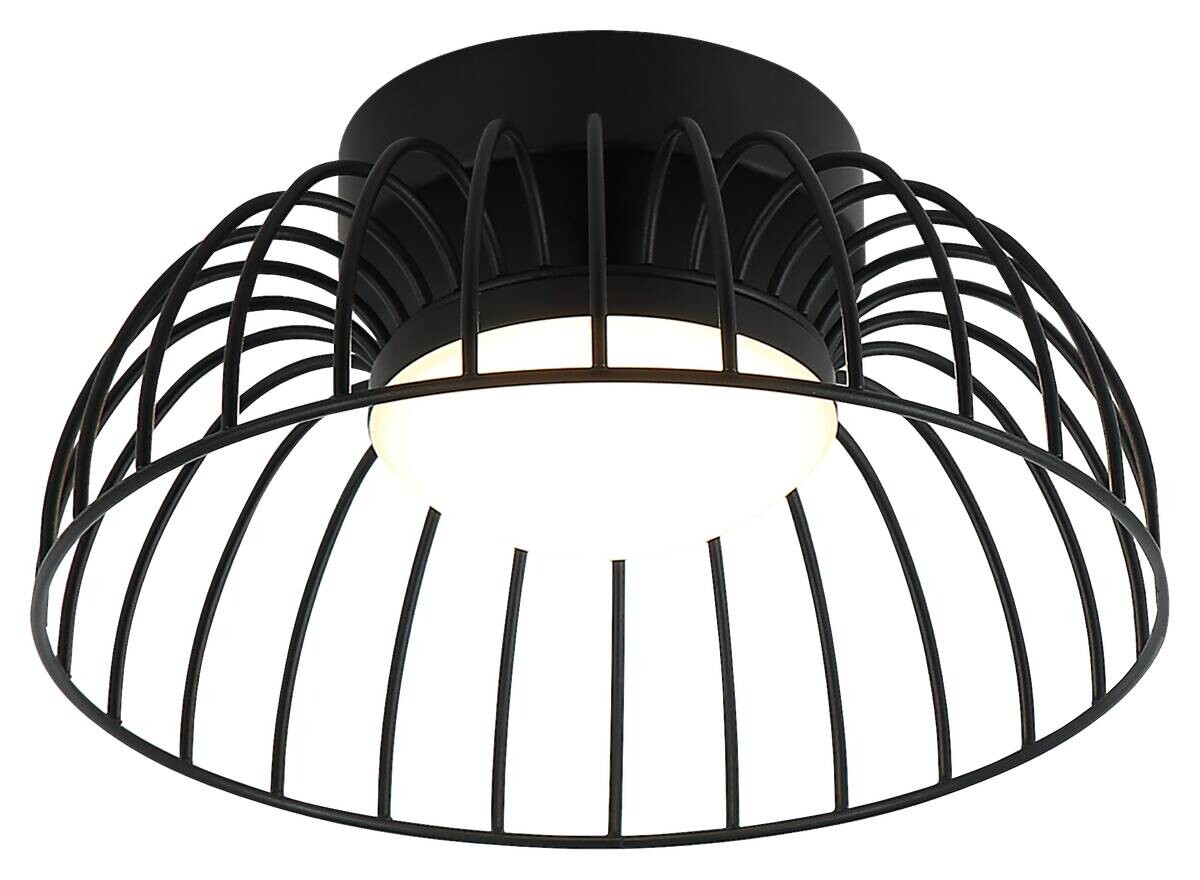 Lamkur Deckenleuchte schwarz Stahl B/H/L: ca. 27x27x17 cm