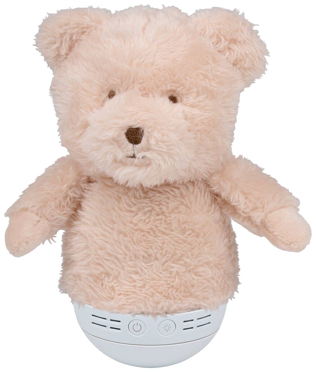 Edco LED-Wackel-Nachtlicht Bär beige B/H/L: ca. 14x11x19 cm