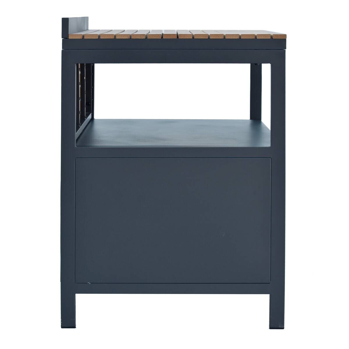 POCOline Outdoor-Küchenmodul natur Aluminium B/H/L: ca. 83,5x89x61,5 cm