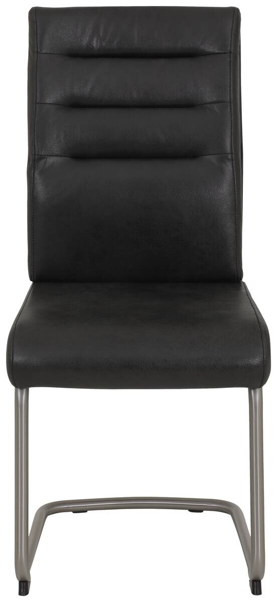 Essgruppe Paula III Eiche anthrazit Microfaser B/H/T: ca. 220x76x90 cm