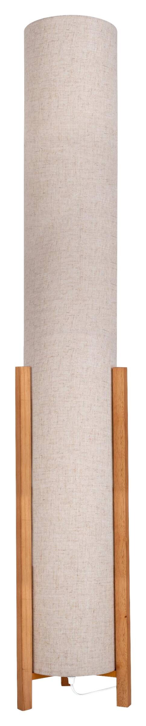 Näve Leuchten Stehleuchte 3195427 natur Textil B/H/T: ca. 22x110x22 cm 3 Brennstellen