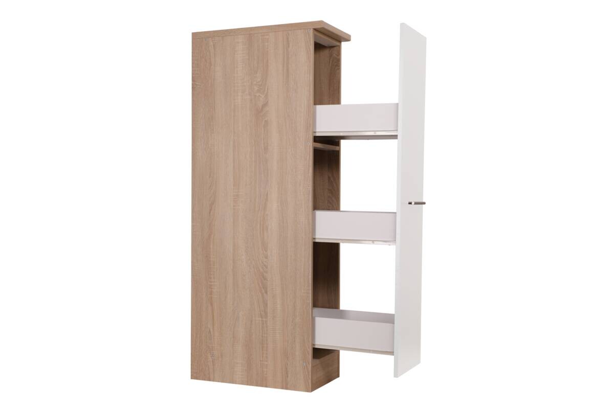 Apothekerschrank Merle weiß B/H/T: ca. 30x145x60 cm