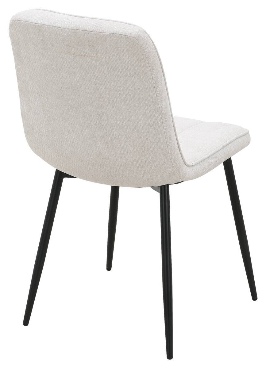 Stuhl KIM beige Webstoff B/T: ca. 45x87 cm
