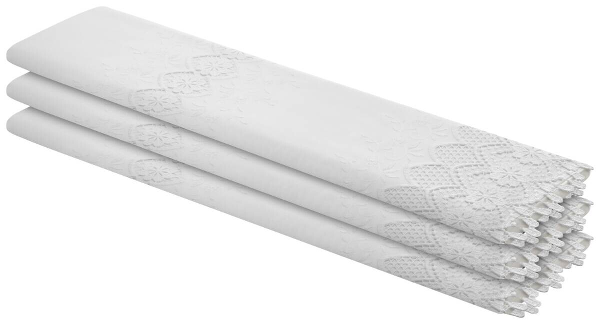 Store-Meterware Elisa weiß 100% Polyester H: ca. 145 cm