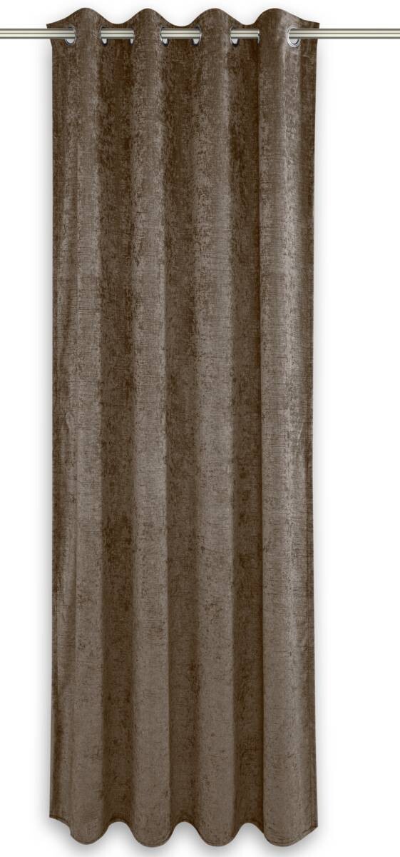 POCOline Verdunklungsvorhang Pia silber B/L: ca. 140x245 cm
