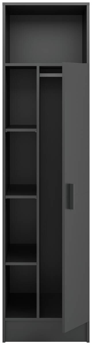 Mehrzweckschrank Free anthrazit B/H/T: ca. 50x196x68 cm