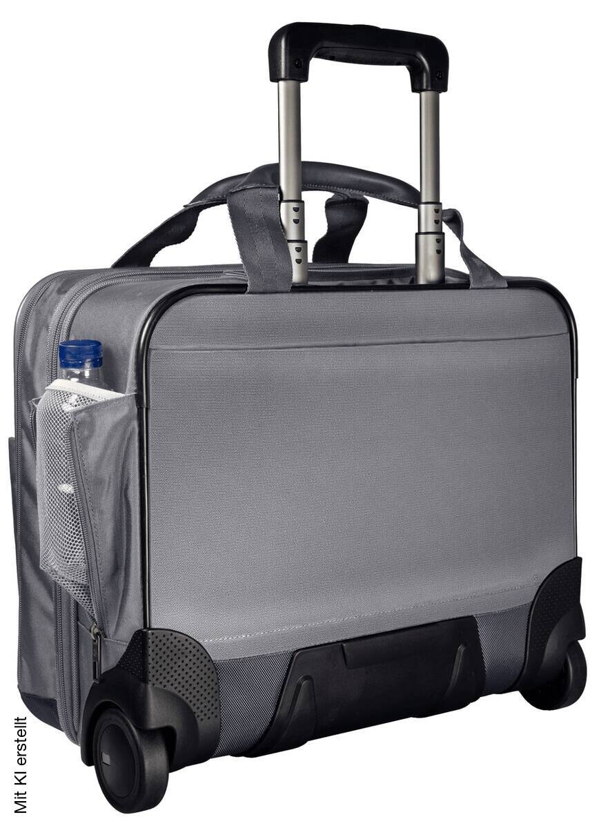 Leitz Trolley silber Polyester B/H/L: ca. 23x37x43 cm