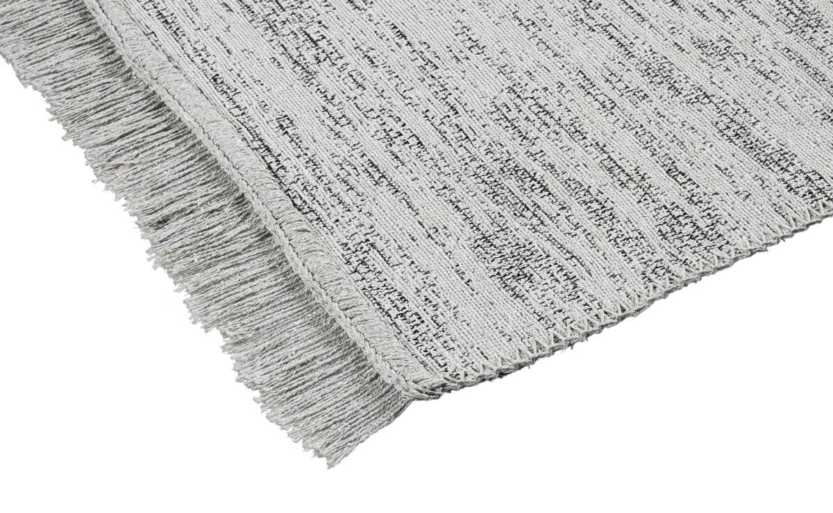 Teppich Boho Kilim grau B/L: ca. 60x90 cm