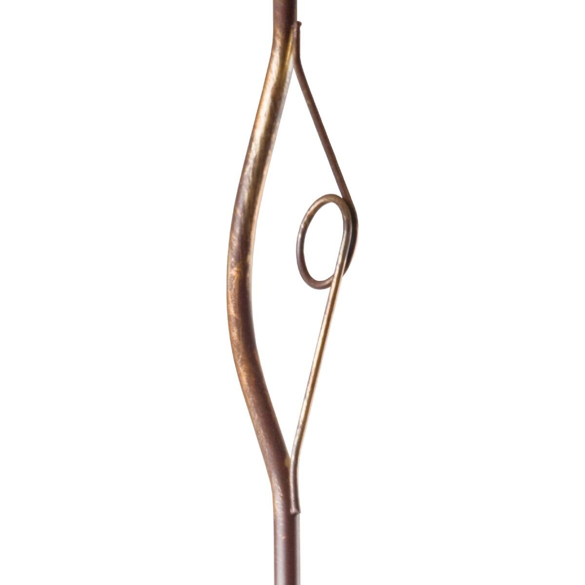 Lamkur Pendelleuchte Retro II braun Stahl Glas H/L: ca. 45x30 cm E27 1 Brennstellen