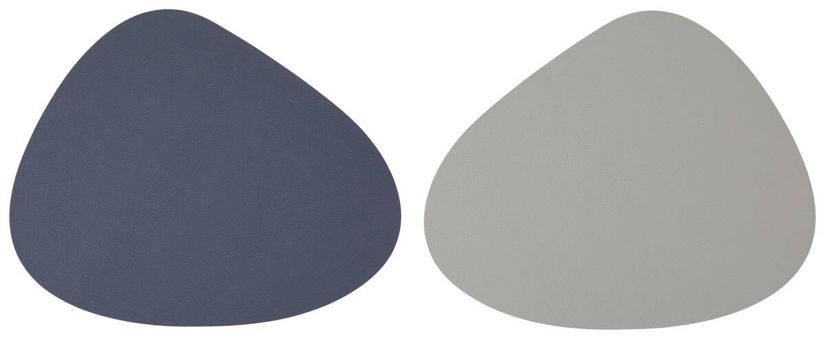 Platzmatte blaugrau Kunststoff B/L: ca. 36x45 cm