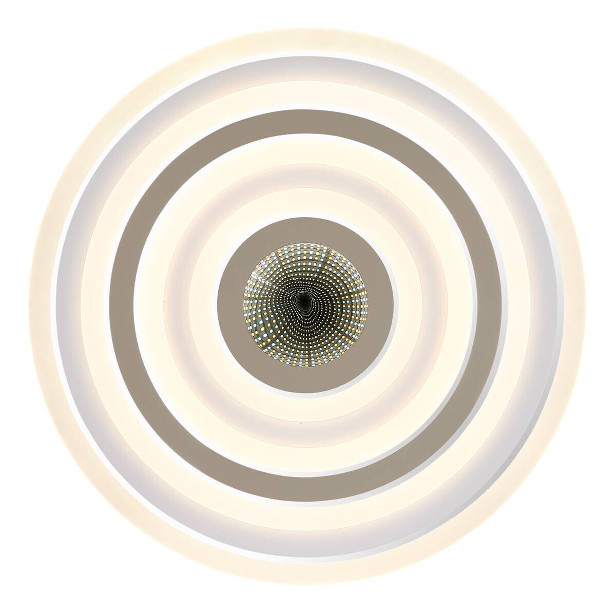 GLOBO LED-Deckenleuchte Opal weiß Metall Acryl H/D: ca. 5x48 cm 1 Brennstellen
