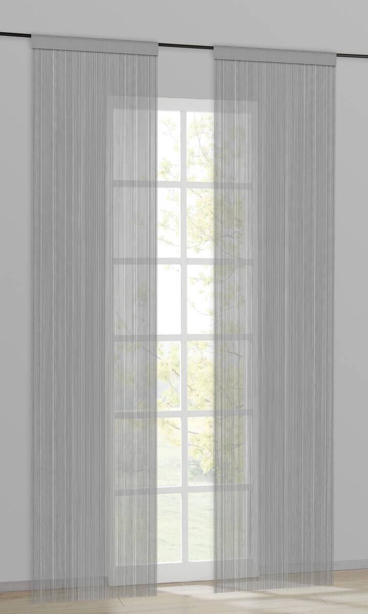 Fadenvorhang String silber B/L: ca. 200x245 cm