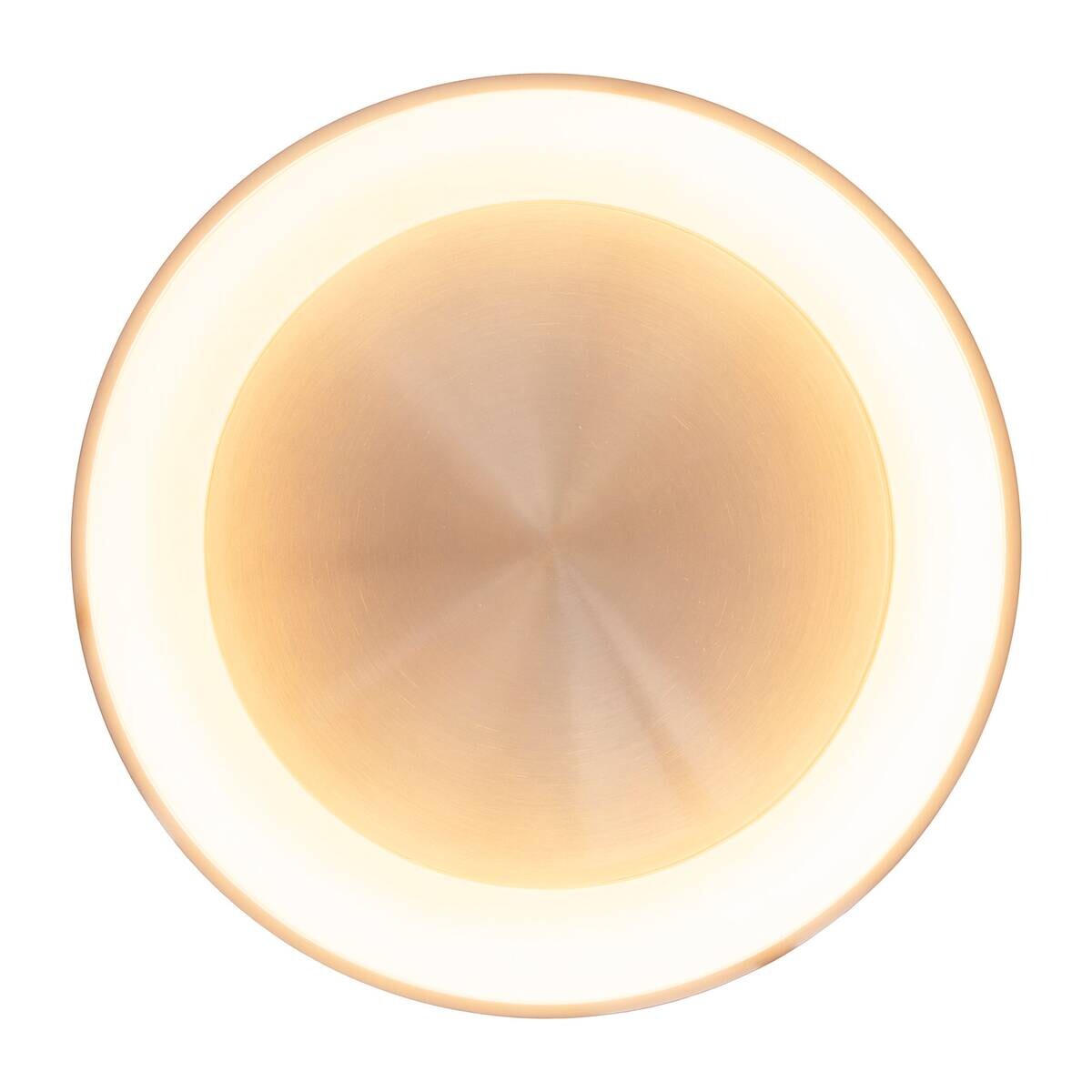 Näve Leuchten Deckenleuchte 1386961 nickel matt Kunststoff Metall B/H/T: ca. 46,5x8x46,5 cm null 1 Brennstellen