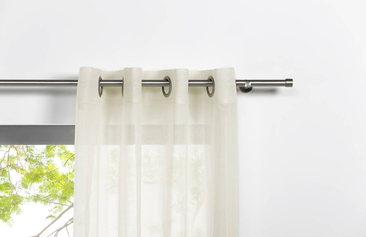 Ösenvorhang PURE ecru B/L: ca. 135x245 cm