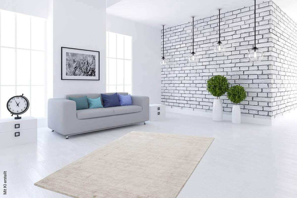 360Living Teppich Luxury elfenbein B/L: ca. 120x170 cm