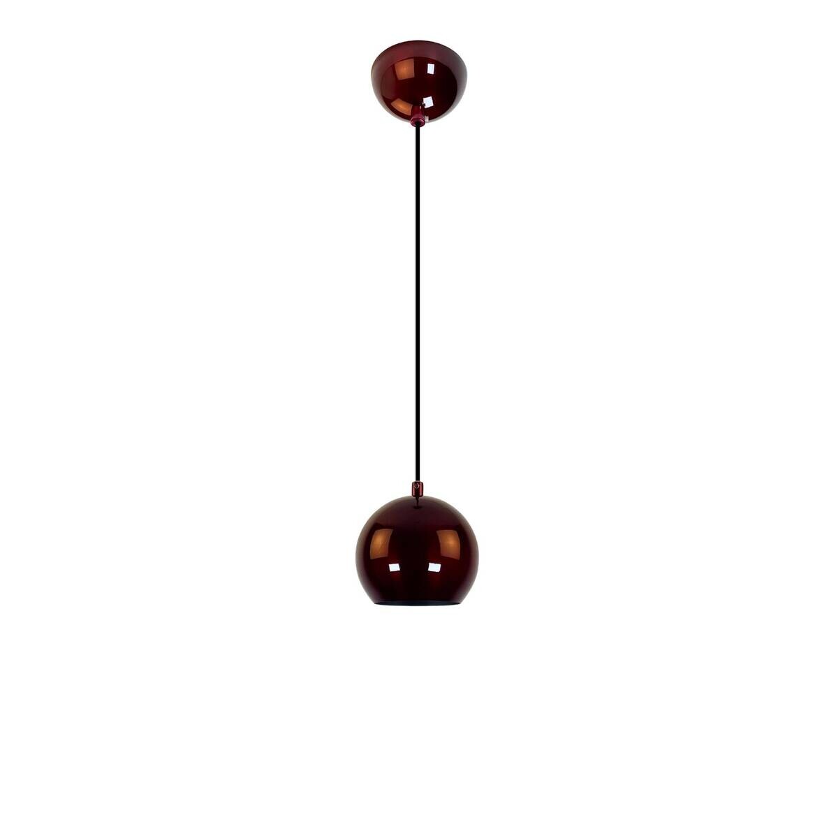 Opviq Pendelleuchte weinrot B/H/T: ca. 15x111x15 cm E27 1 Brennstellen