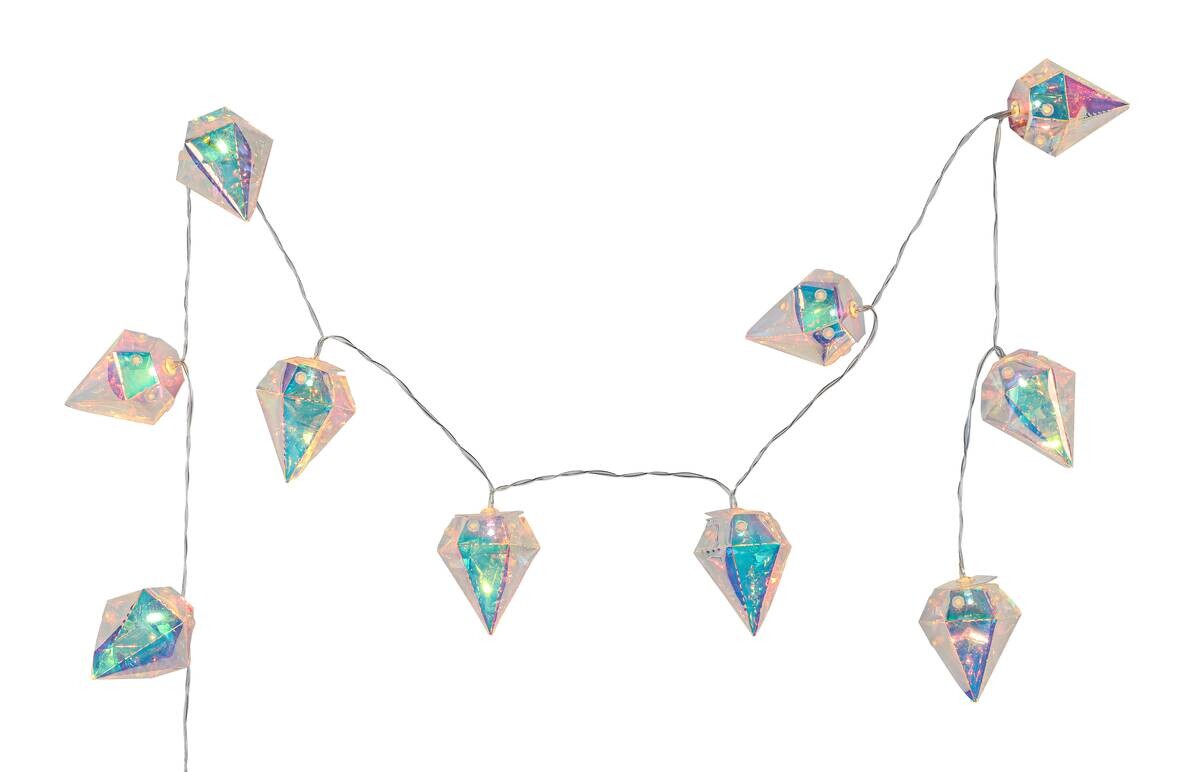 Nolo LED-Lichterkette String transparent B/H/T: ca. 165x5x4 cm