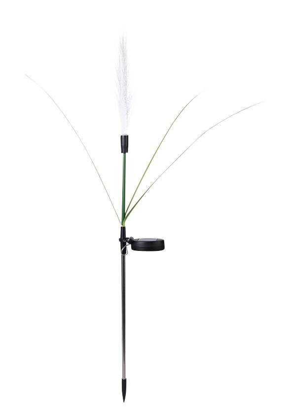 Solarleuchte grün weiß Kunststoff H: ca. 85 cm