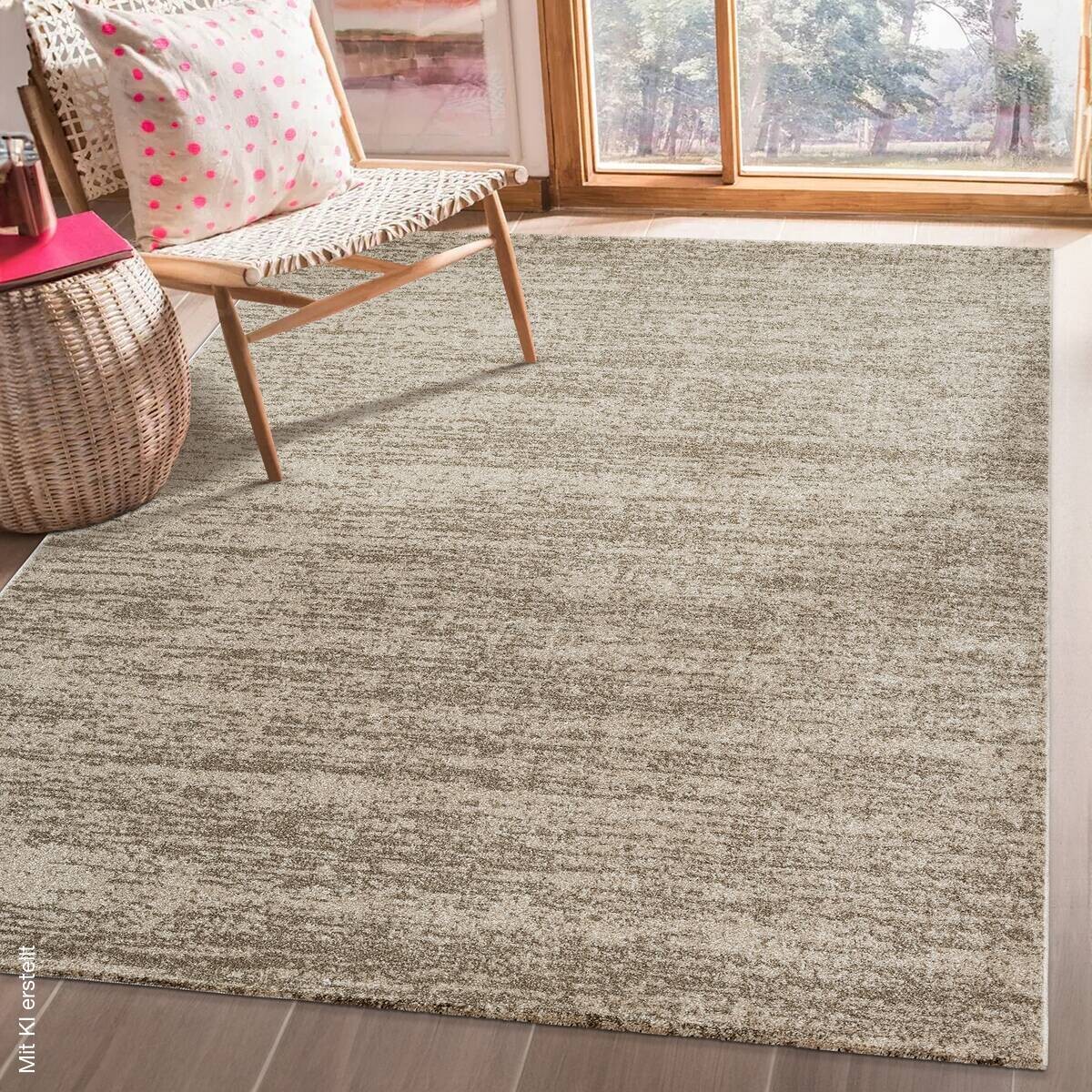 Sanat Kurzflorteppich OSLO beige B/L: ca. 160x230 cm