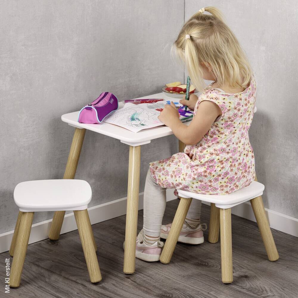 Kesper Kindertisch natur Holz B/H/L: ca. 38x43,5x58 cm