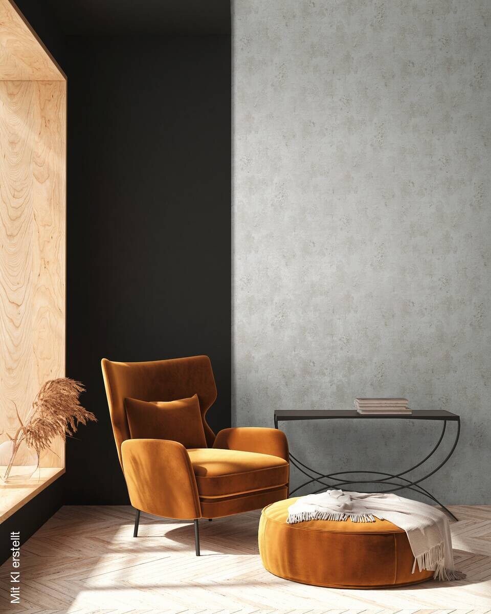 A.S.Creation Vliestapete beige grau B/H/D: ca. 53x1005x8,3 cm