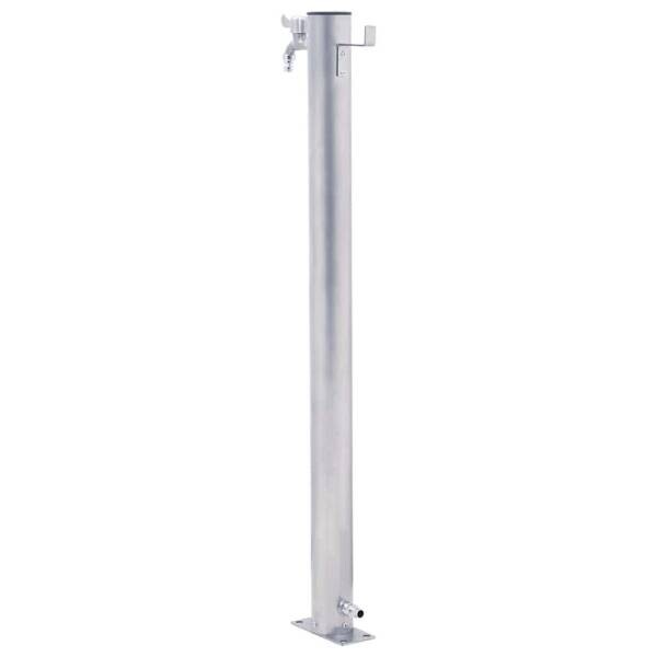 vidaXL Wassersäule silber