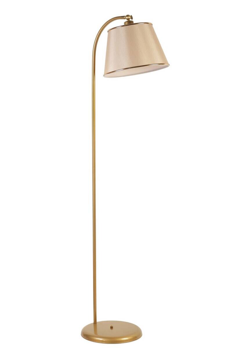 Stehleuchte gold Metall B/H/L/D: ca. 30x154x30x30 cm E27 1 Brennstellen