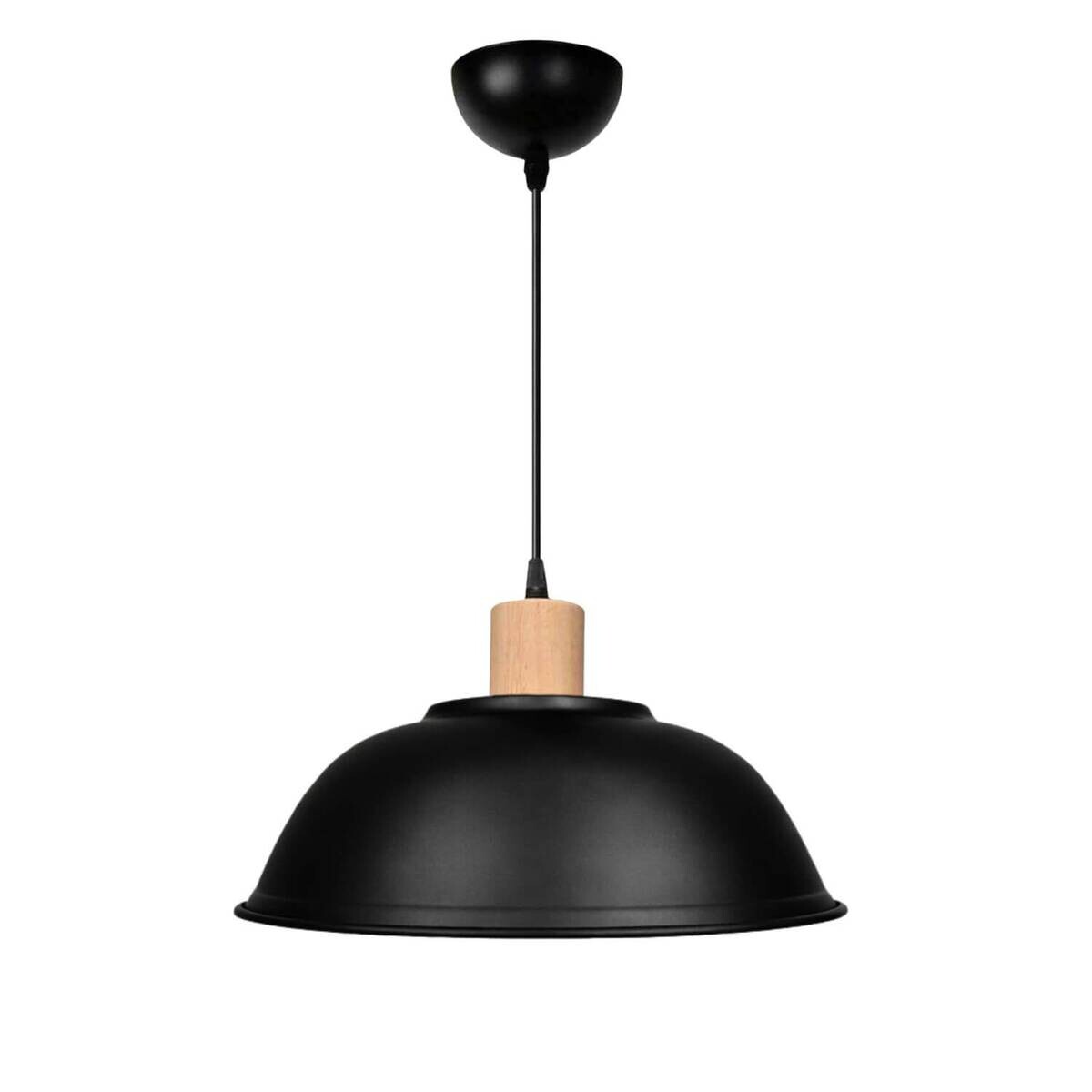 Opviq Pendelleuchte schwarz B/H/T: ca. 33x120x33 cm E27 1 Brennstellen