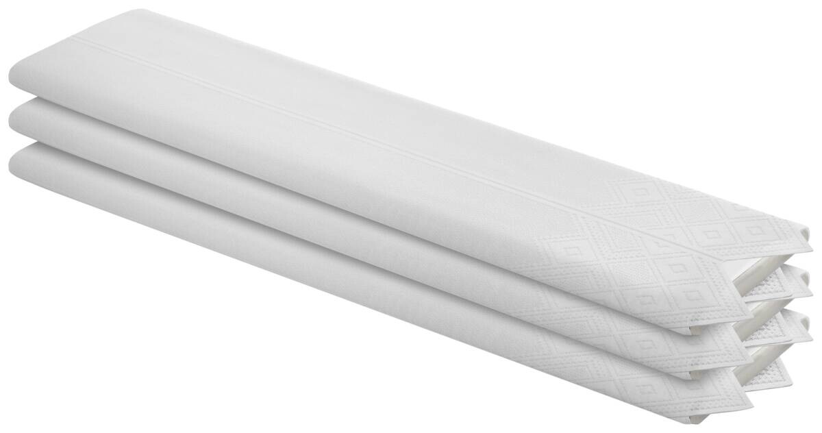 Scheibengardinen-Meterware weiß 100% Polyester H: ca. 52 cm