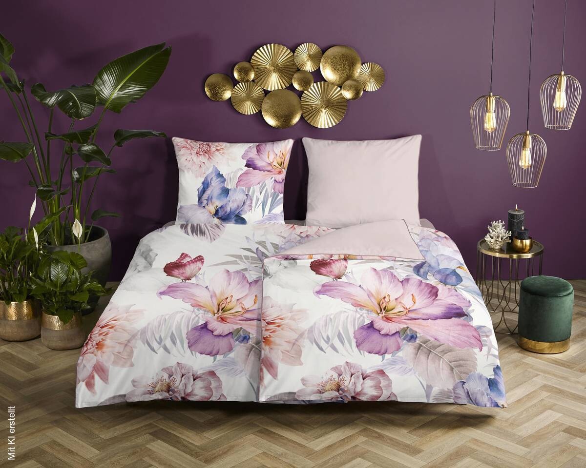 Baumwoll Bettwäsche Caen Satin