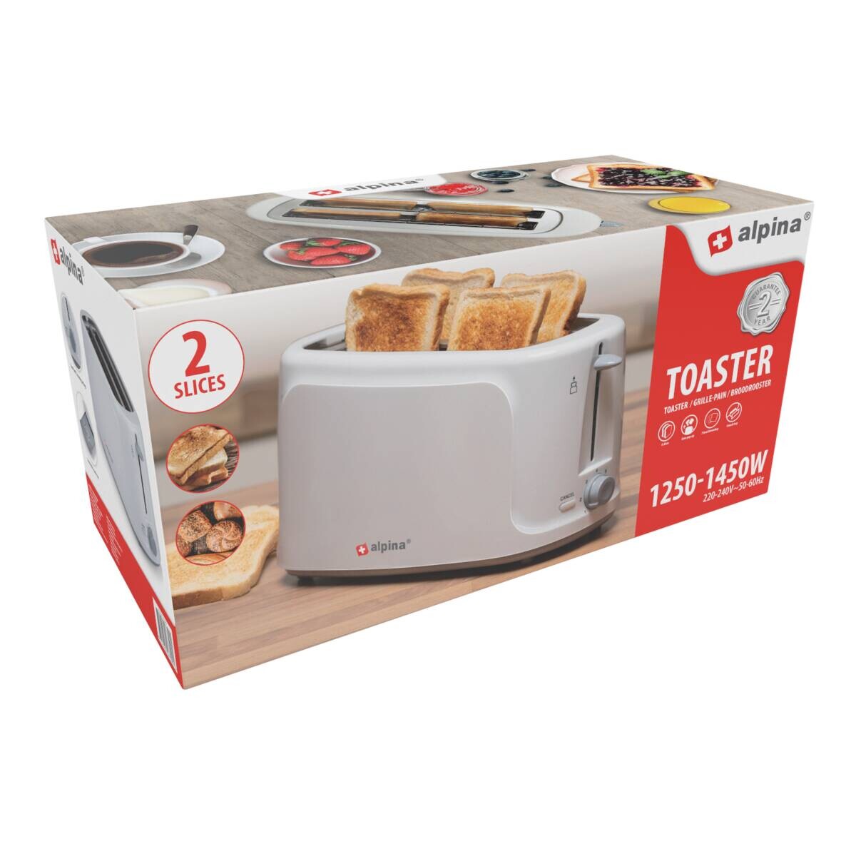 alpina Toaster weiß