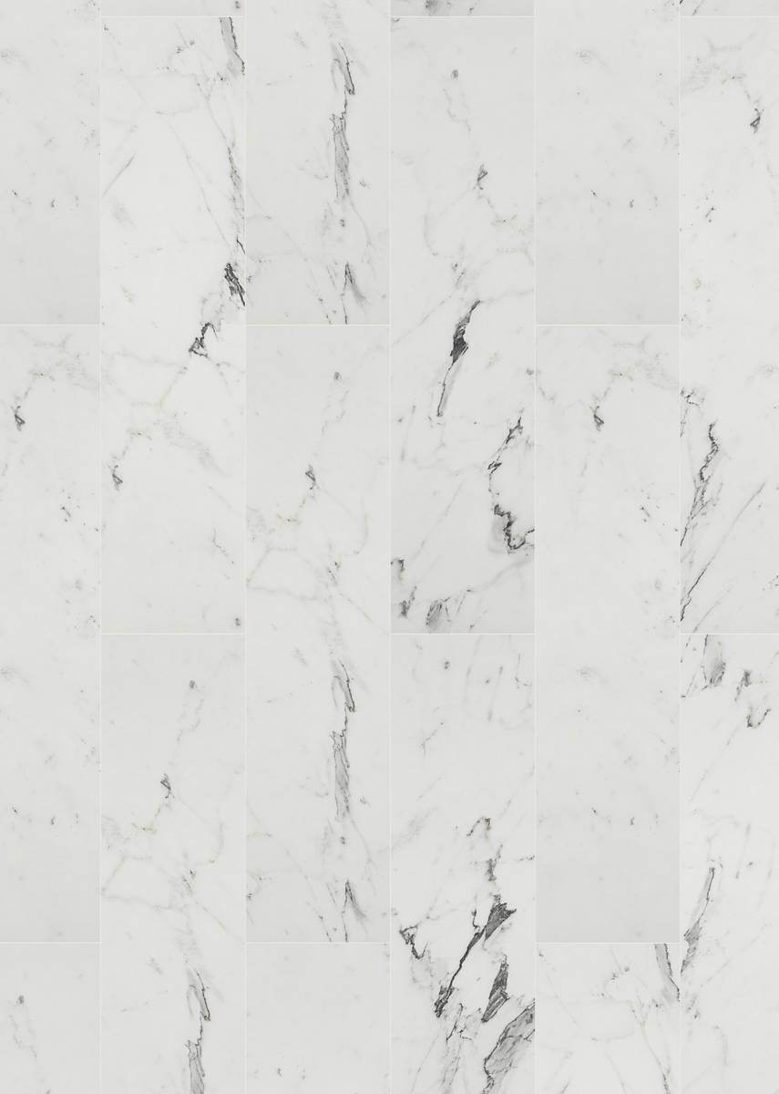 Visiogrande Laminatboden Marmor weiß ca. 2,367 m² im Paket B/L: ca. 28x60,4 cm pro Paket