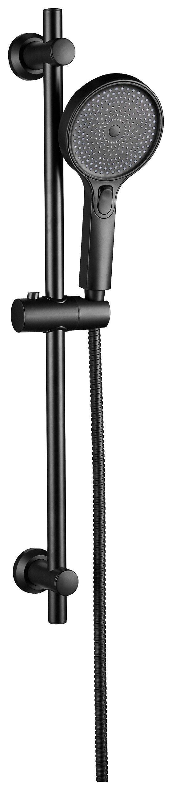 POCOline Brausegarnitur Paris mattschwarz L/D: ca. 70x12 cm
