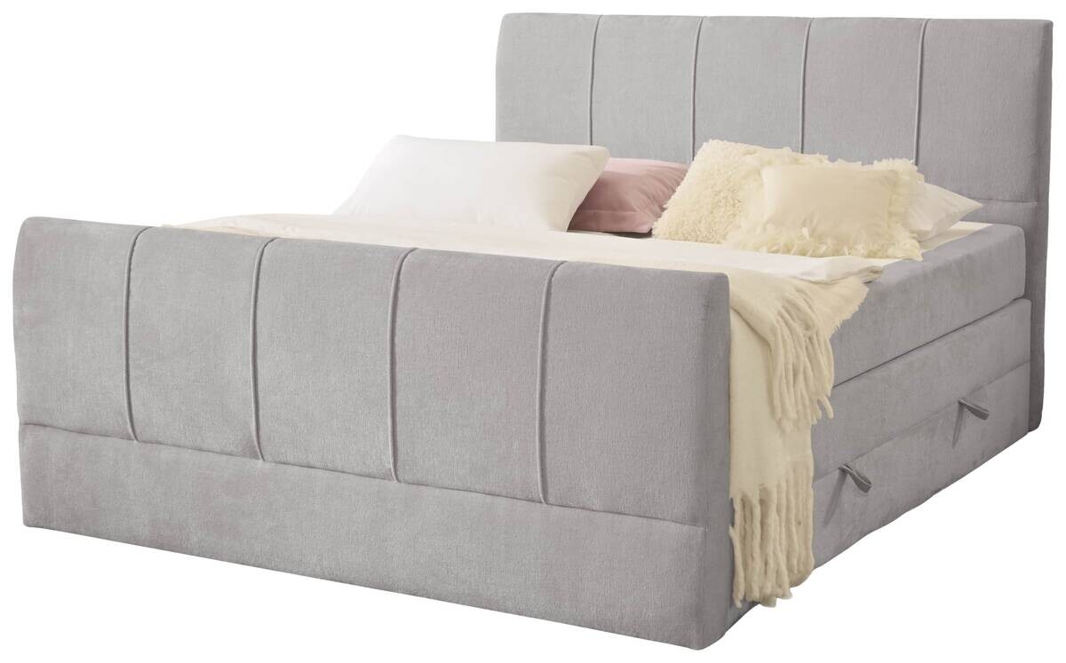 Boxspringbett Harmony hellgrau Liegefläche B/L: ca. 160x200 cm