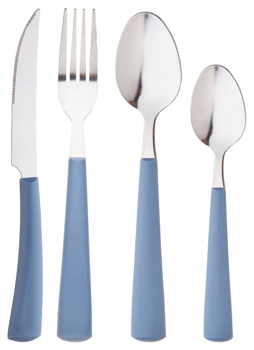 RENBERG Besteckset Lucky grau Edelstahl 24 tlg.