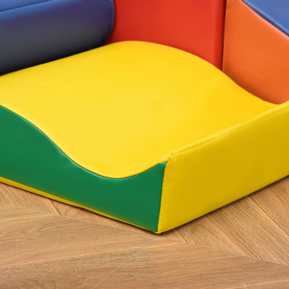 HOMCOM Kinder Softbausteine 7-tlg. B/H/L: ca. 40x60x11 cm