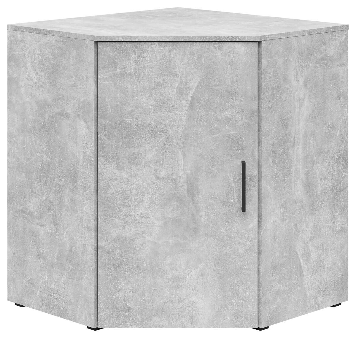 Schrank Multi-Stauraum Typ 41 Beton Optik B/H/T: ca. 101x83x79 cm