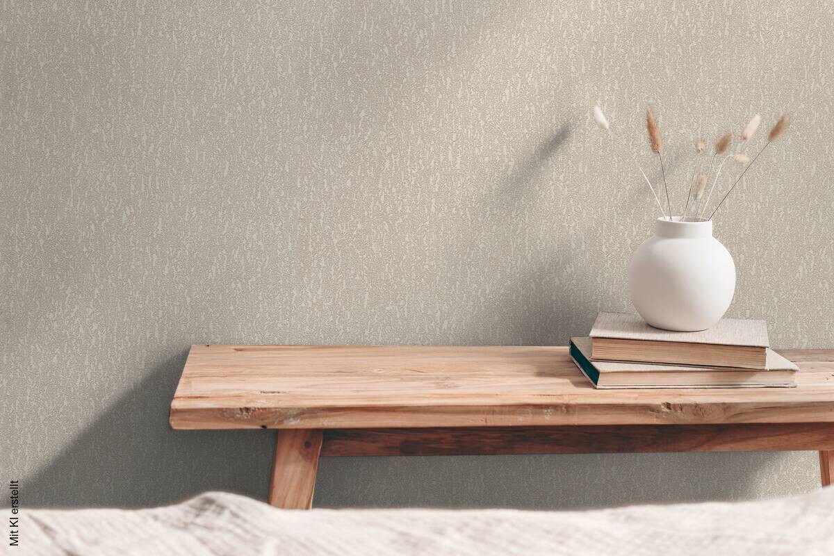 A.S.Creation Vliestapete grau beige creme B/H/D: ca. 53x1005x9,3 cm