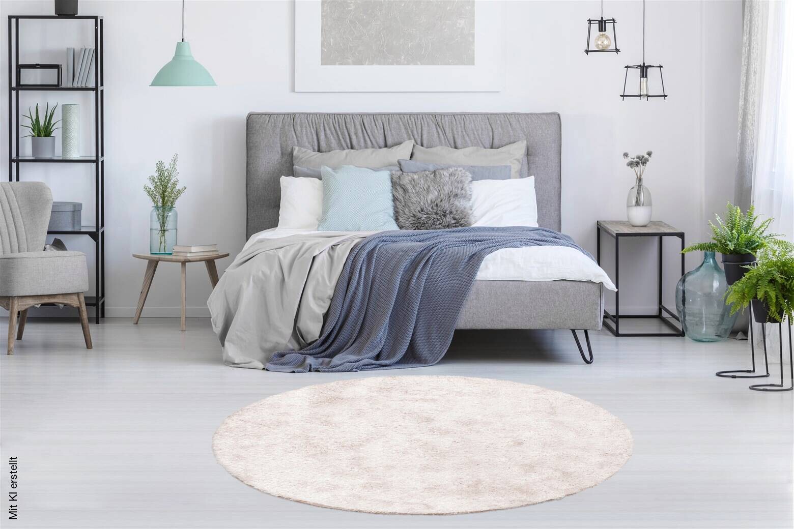 Kayoom Hochflorteppich Diamond 725 puderrosa D: ca. 120 cm