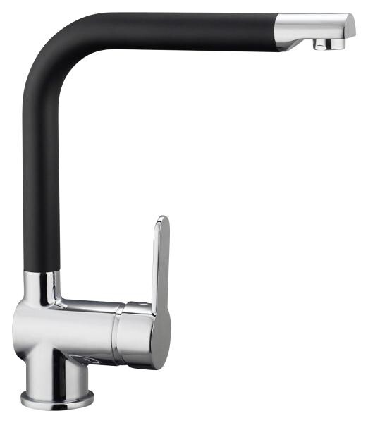 SCHÜTTE Armatur Rio schwarz Chrom Chrom B/H/T: ca. 27,3x25x5,7 cm