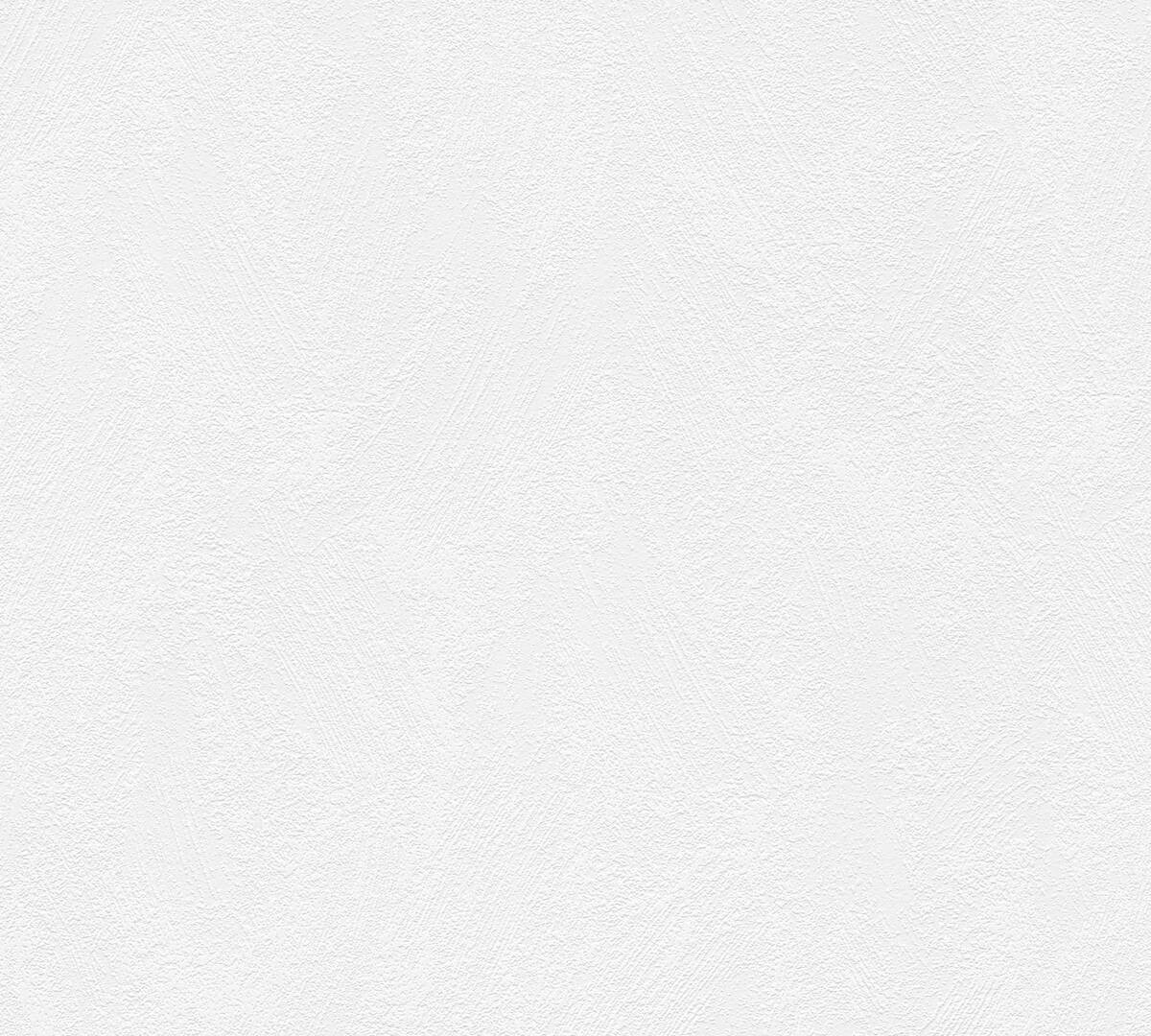 A.S.Creation Vliestapete Black & White Uni weiß B/L: ca. 53x1005 cm