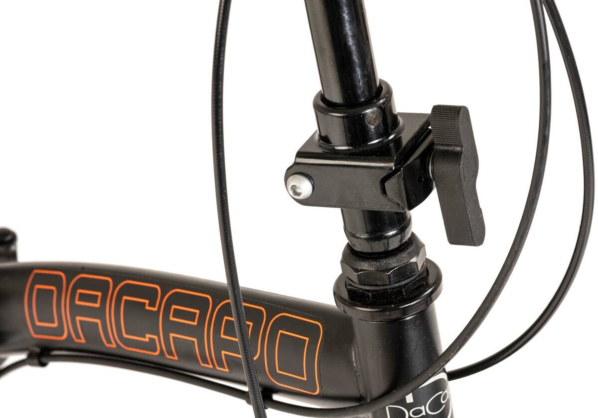 DaCapo Faltrad Foldtech Foldech 20 Zoll Rahmenhöhe 32 cm 6 Gänge schwarz schwarz ca. 20 Zoll