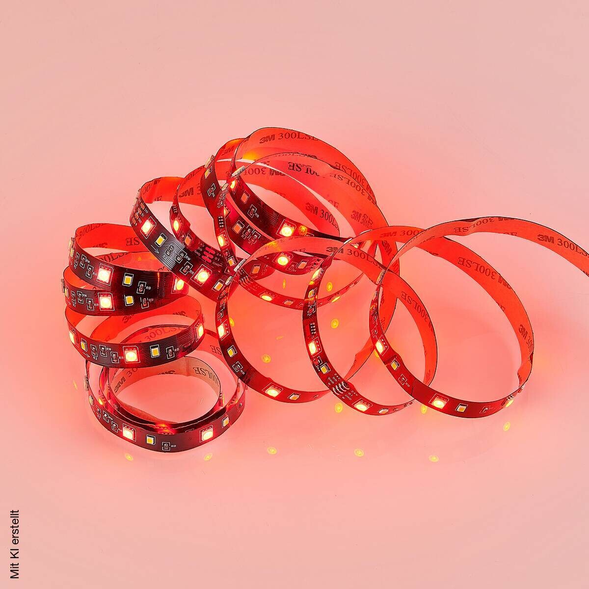 Lichtband Racer schwarz Kunststoff B/L: ca. 1x300 cm