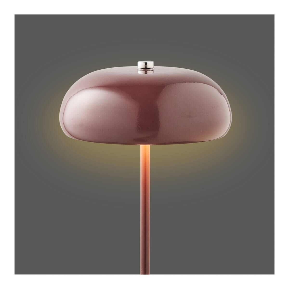 Housenordic Tischleuchte Margate bordeaux Metall H/D: ca. 23x16 cm 1 Brennstellen